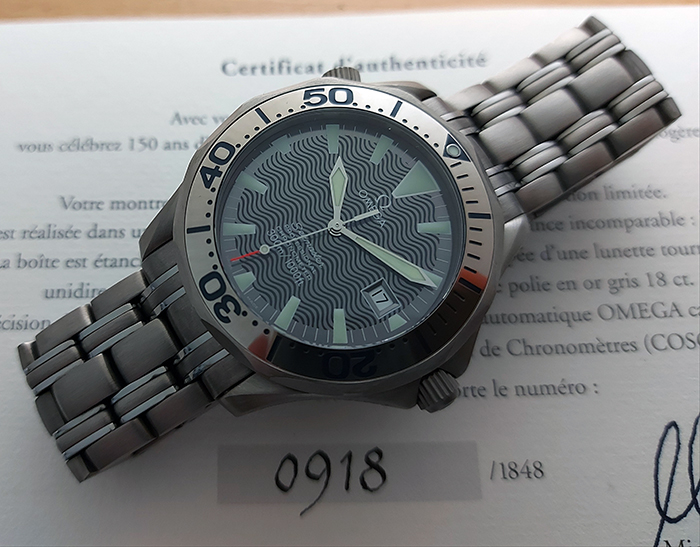 1998 Omega Seamaster Professional 150th Anniversary Titanium 300M Ref. 2232.20